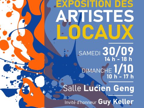 Affiche Artistes locaux 2023